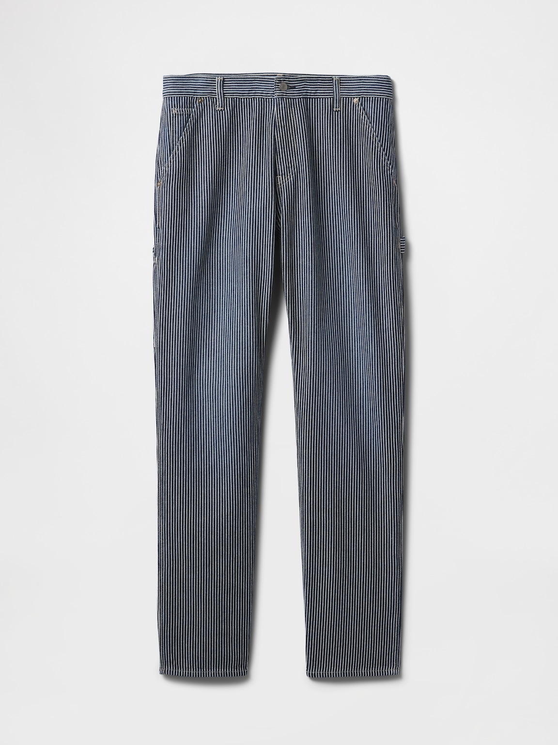 UltraSoft Denim Stripe Straight Carpenter Jeans