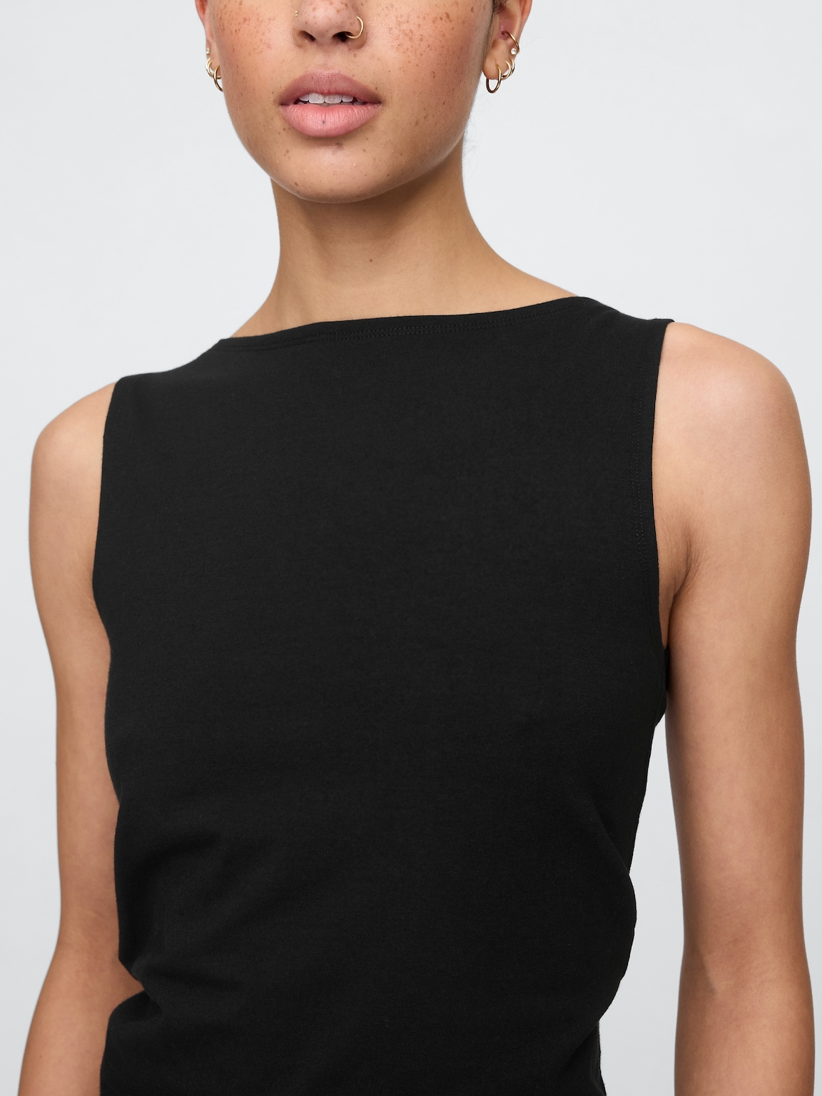 Boatneck Tank Top