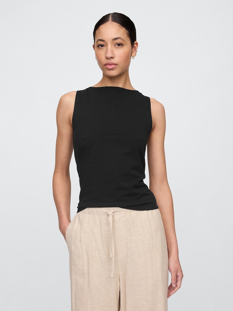 Boatneck Tank Top