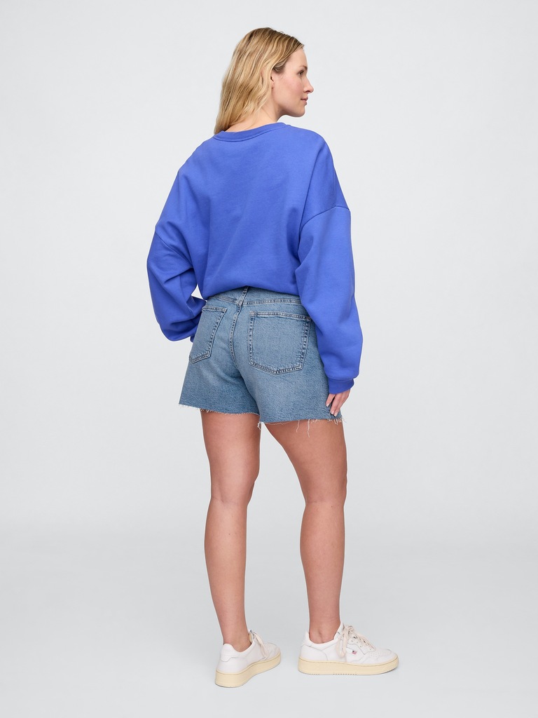 5" Mid Rise Soft Denim Shorts