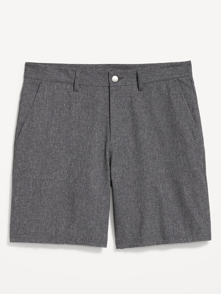 Textured Tech Chino Shorts -- 8-inch inseam