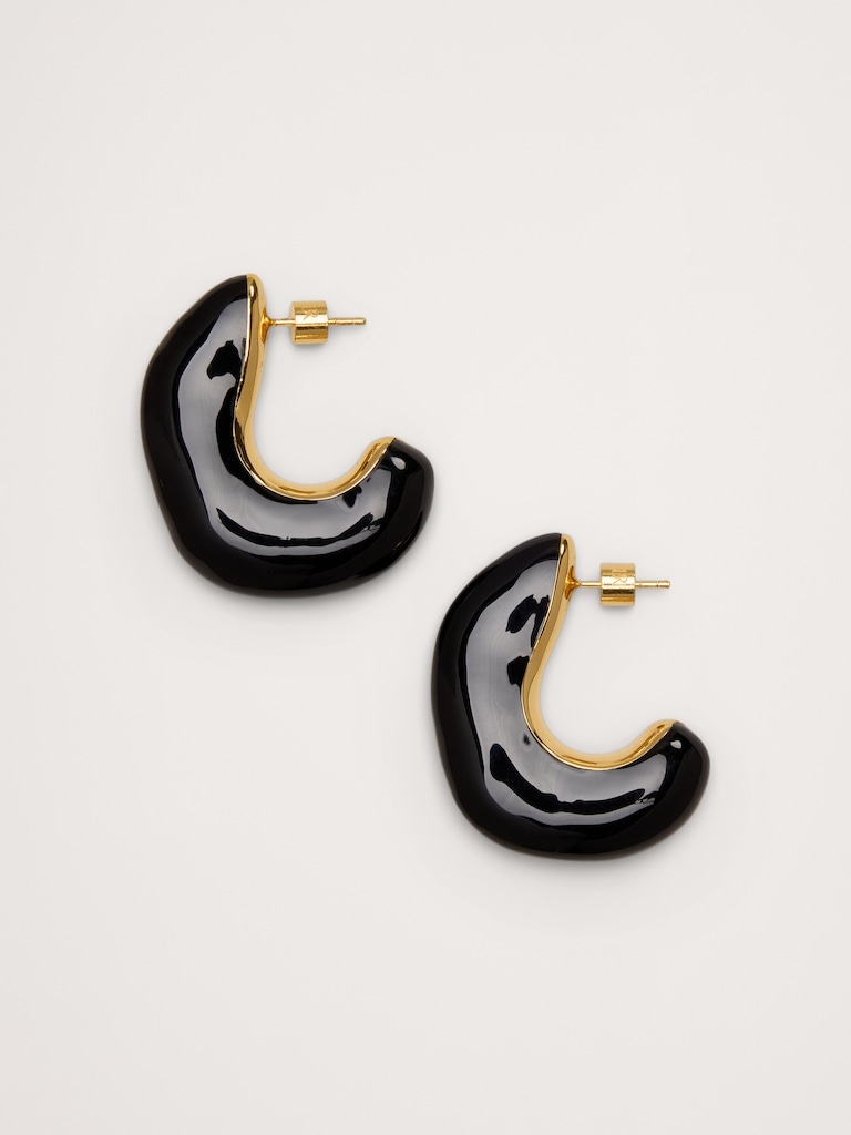 Gold & Black Mix Earrings