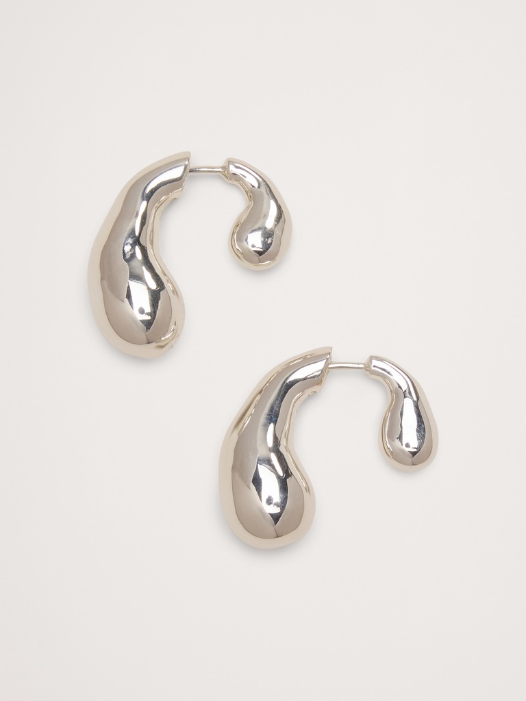 Sculpted Hoop Earrings