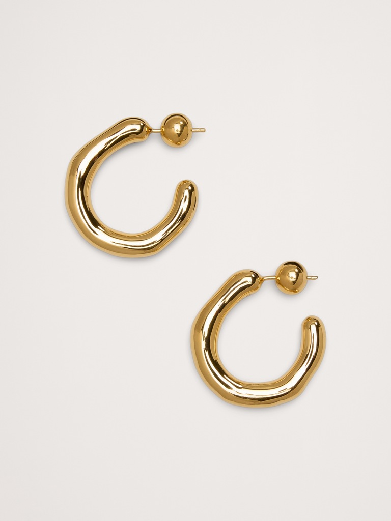 O-Ring Sculpted Earrings