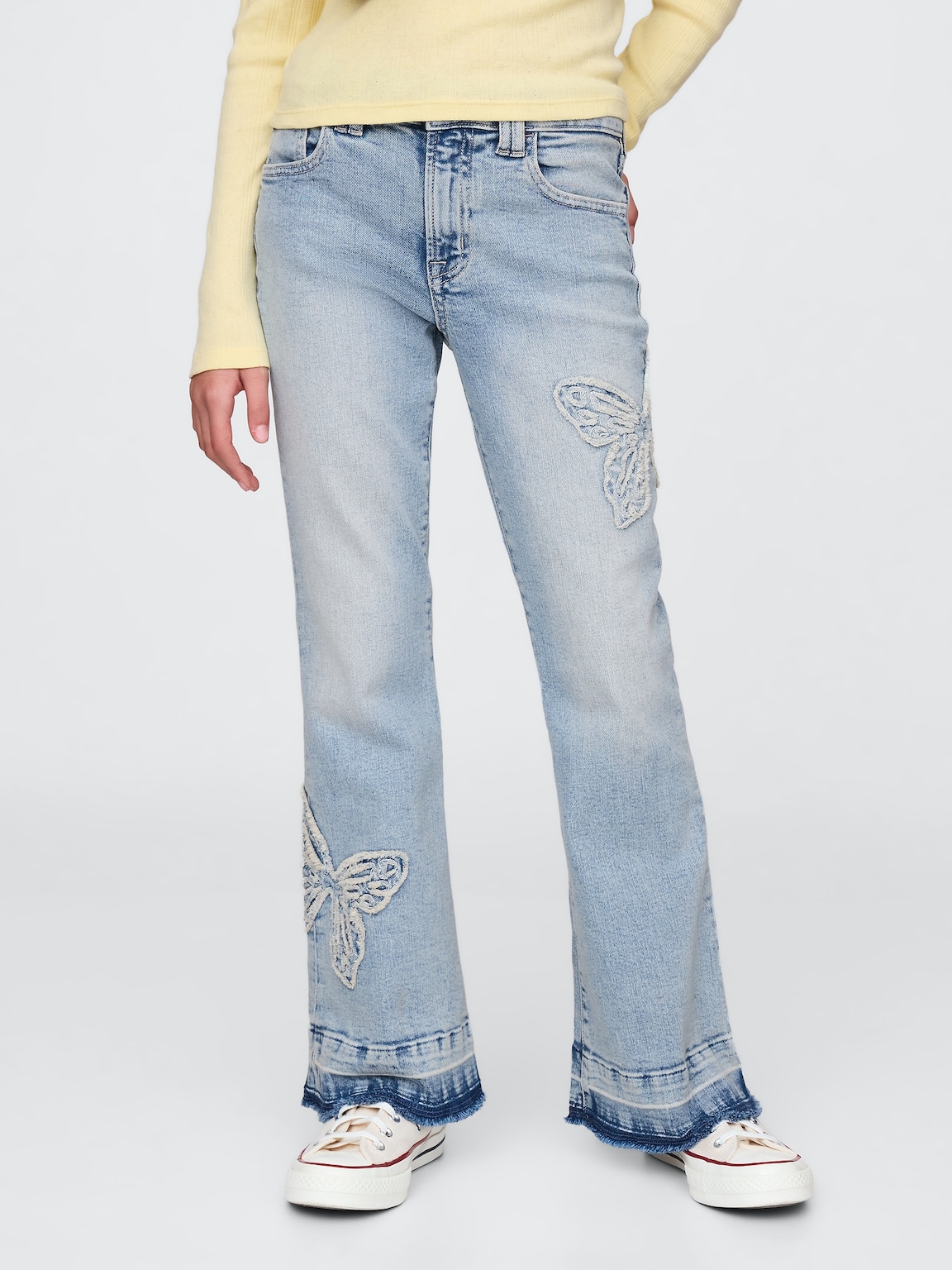 Kids High Rise '70s Flare Jeans