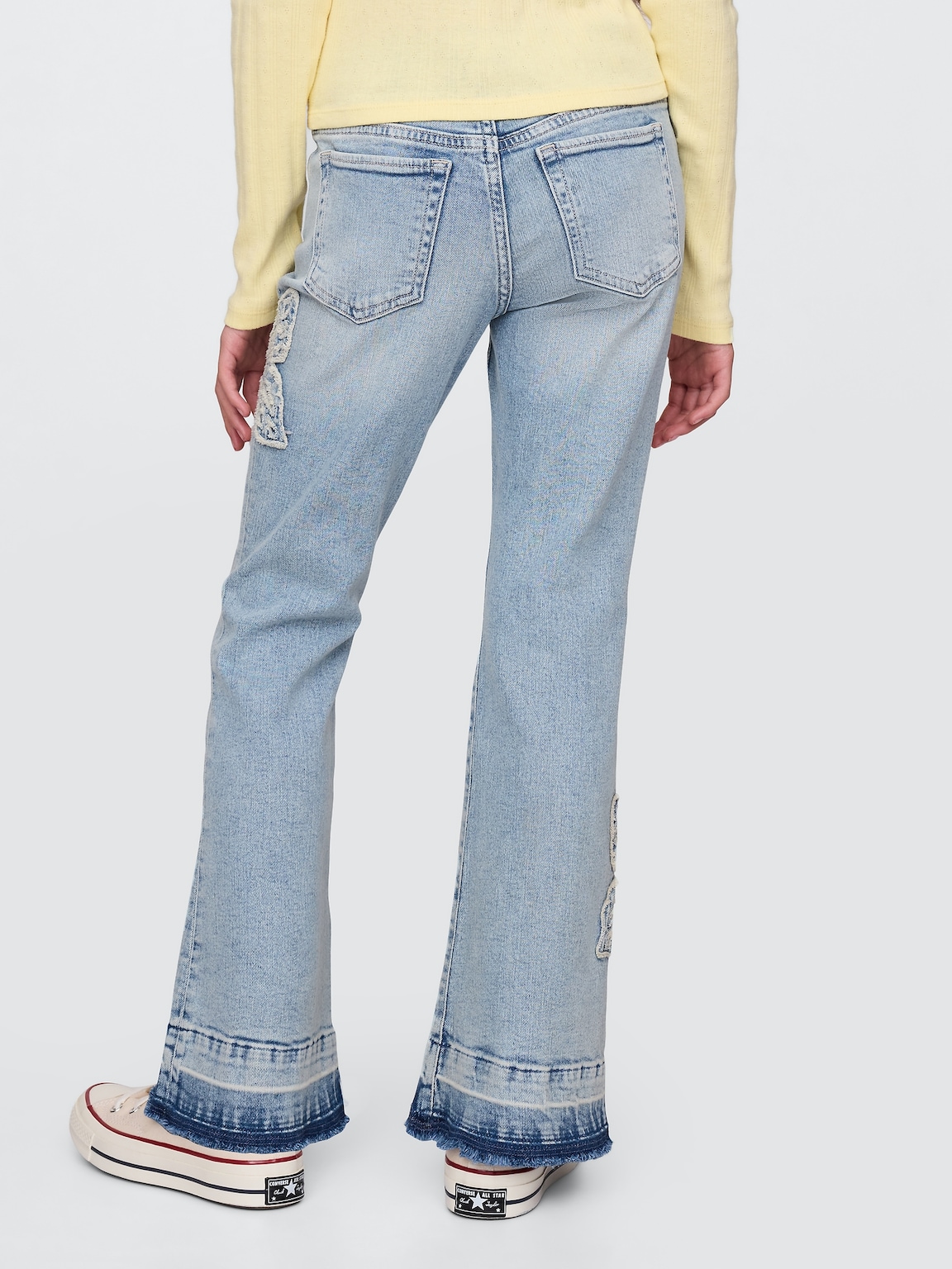 Kids High Rise '70s Flare Jeans
