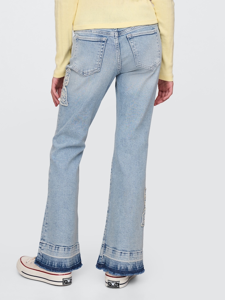 Kids High Rise '70s Flare Jeans
