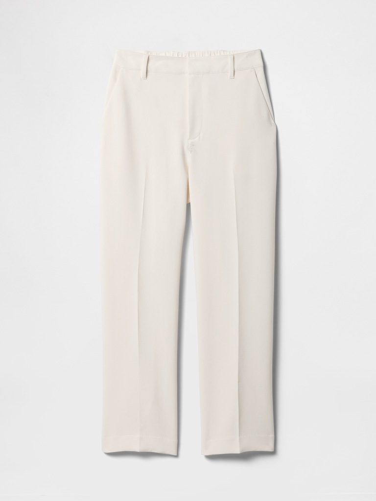High Rise Easy Straight-Leg Pants