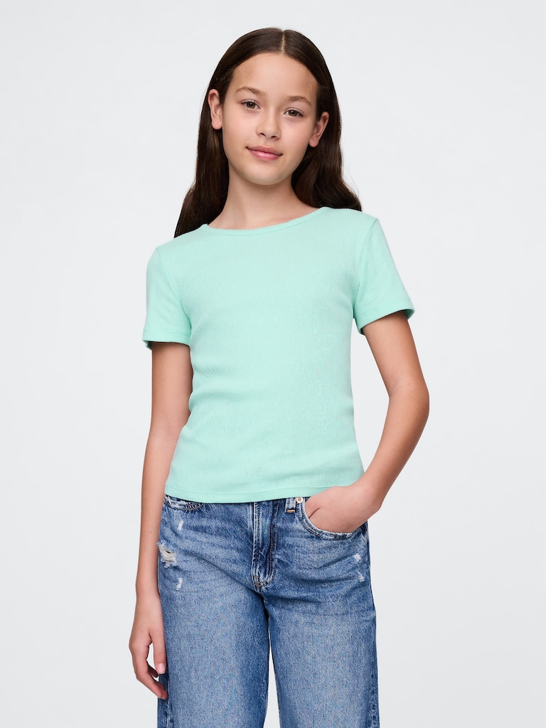 Kids Pointelle T-Shirt