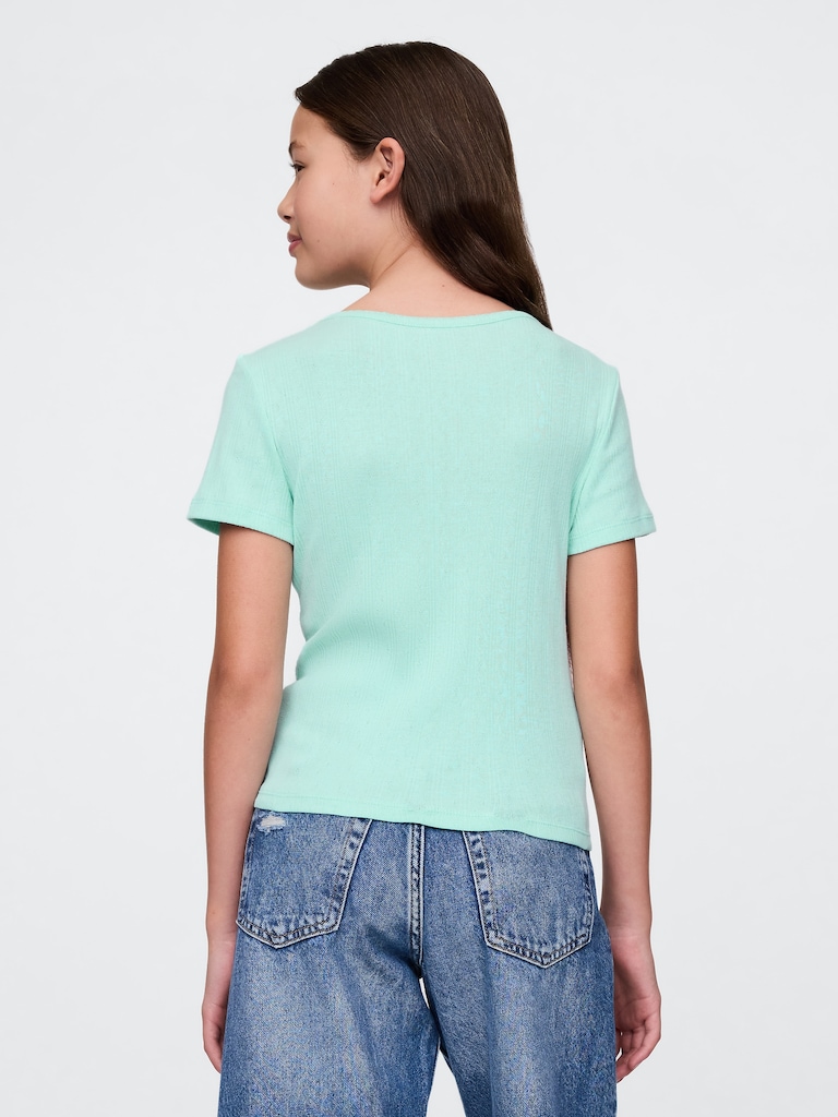 Kids Pointelle T-Shirt