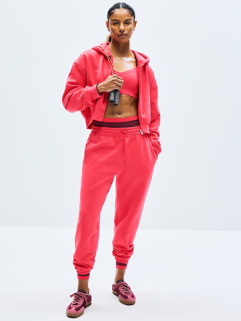 Forever Fleece Crop Full Zip