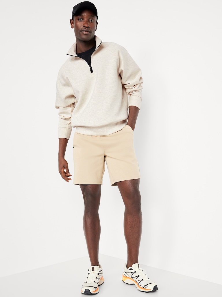Oversized Quarter-Zip Bounce Fleece Pullover