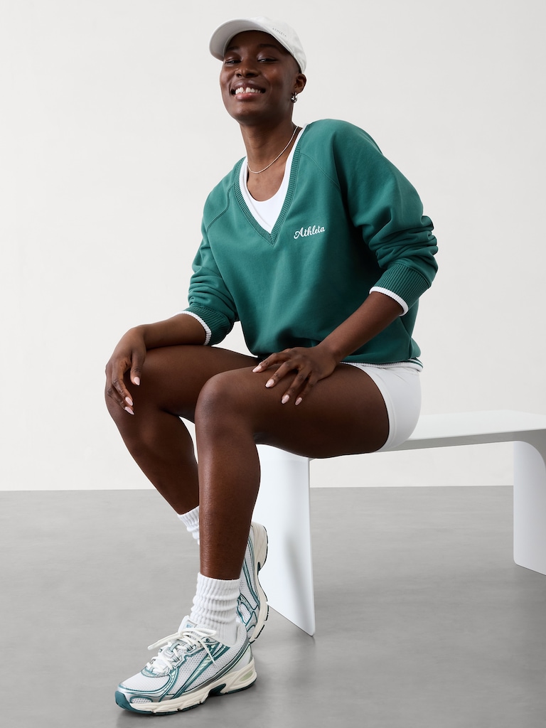 Forever Fleece V-Neck Sweatshirt