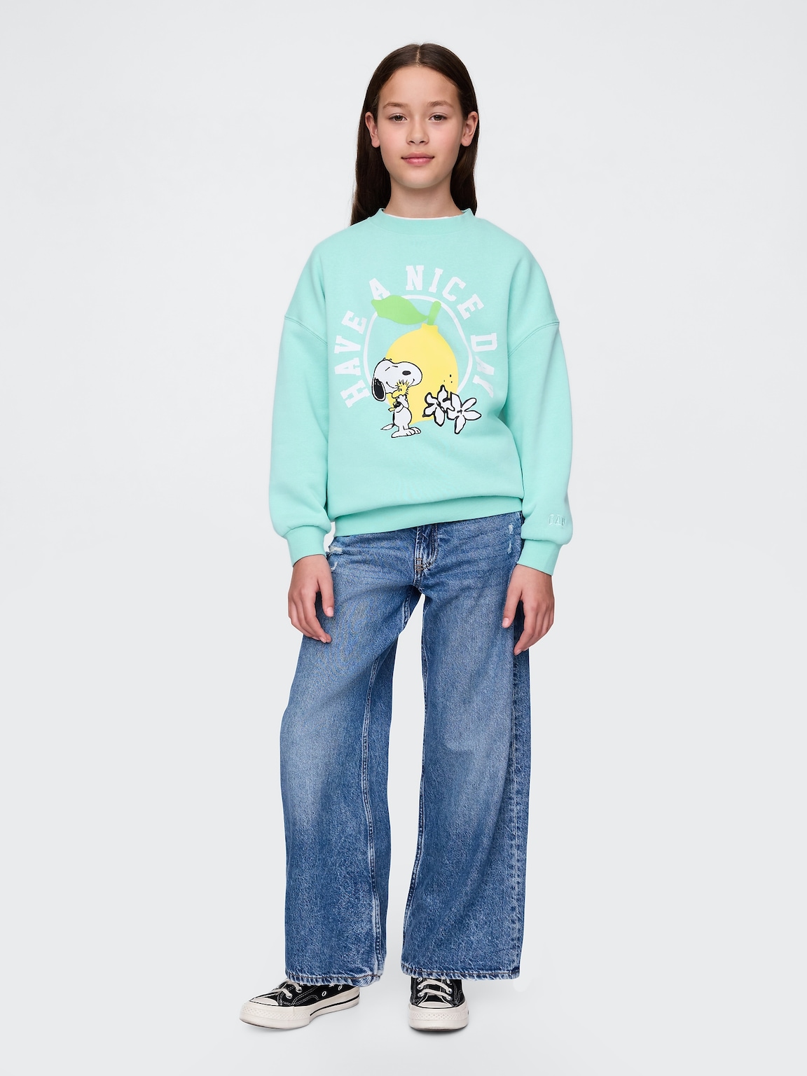 Kids Graphic Tunic Sweatshirt
