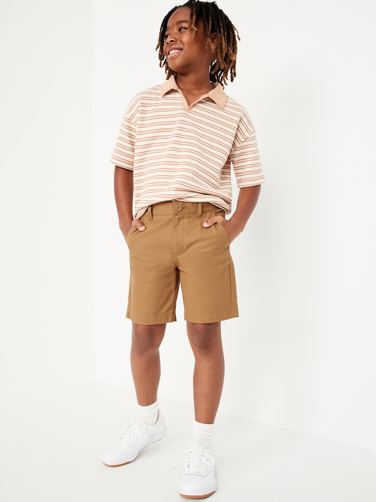 Knee Length Twill Shorts for Boys