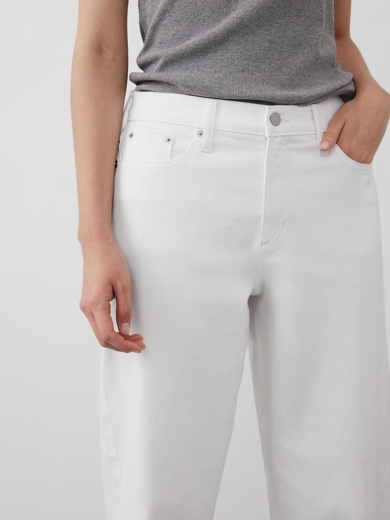 Slim Barrel High-Rise Jean