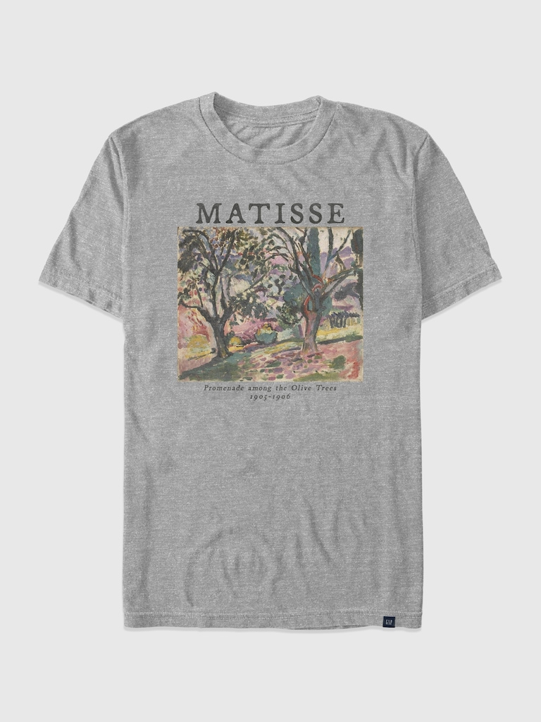 Matisse Olive Trees Oversized Graphic T-Shirt