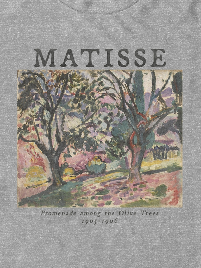 Matisse Olive Trees Oversized Graphic T-Shirt