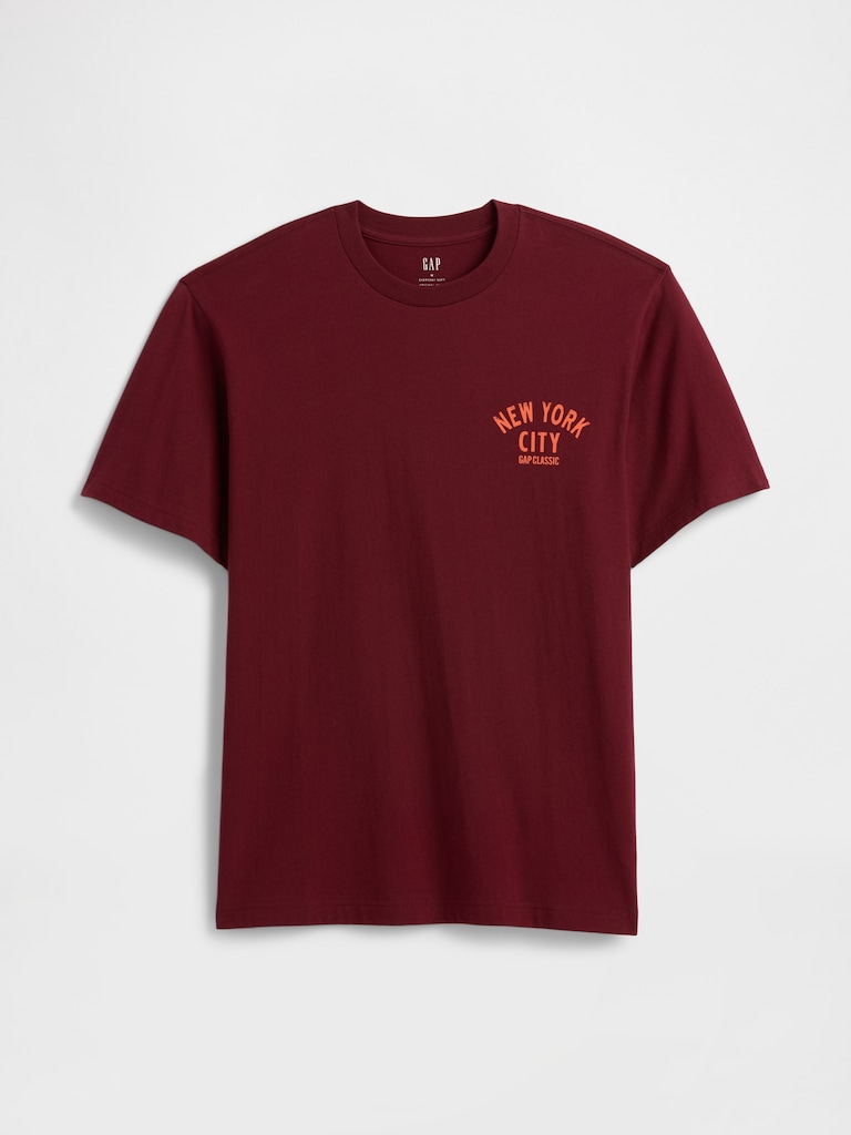 Everyday Soft Relaxed Gap NYC Graphic T-Shirt