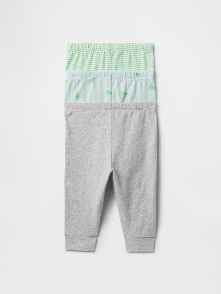 Baby First Favorites Organic Cotton Pull-On Pants (3-Pack)