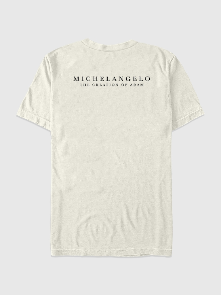 Michelangelo Creation Oversized Graphic T-Shirt