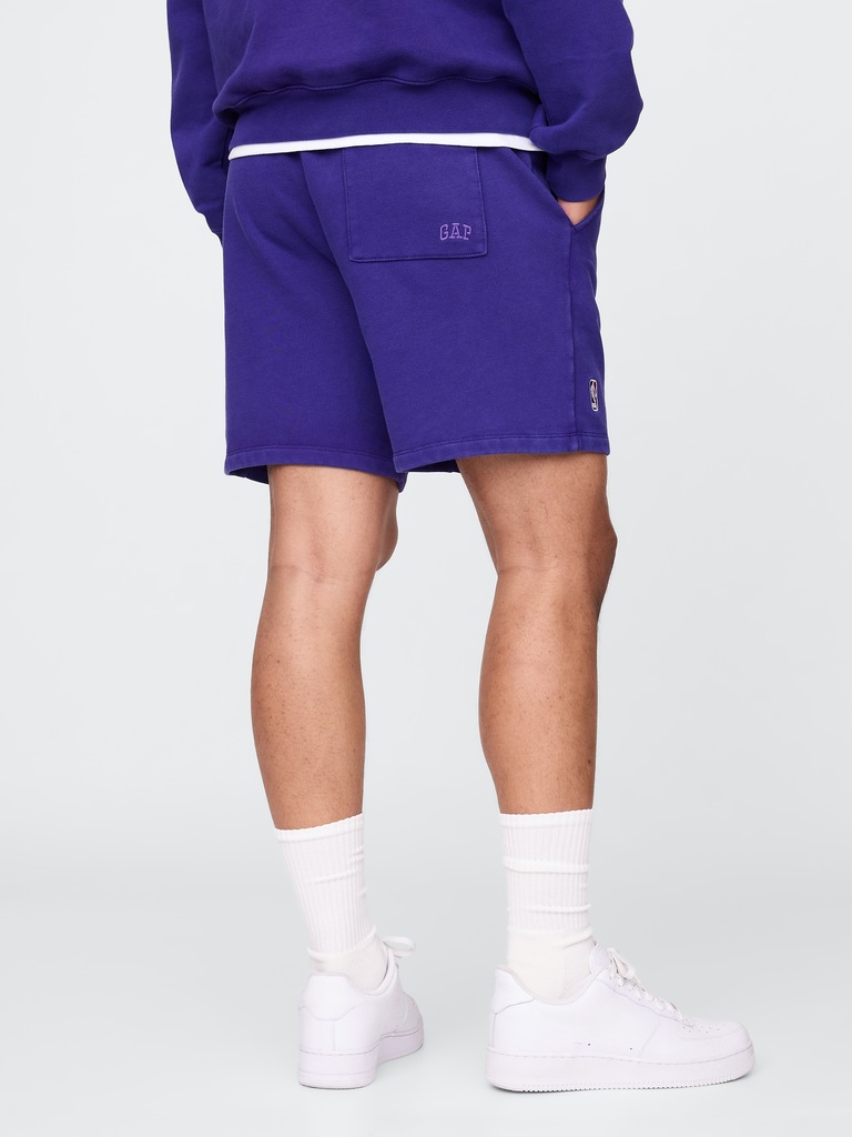 NBA Los Angeles Lakers Logo Heavyweight Sweat Shorts