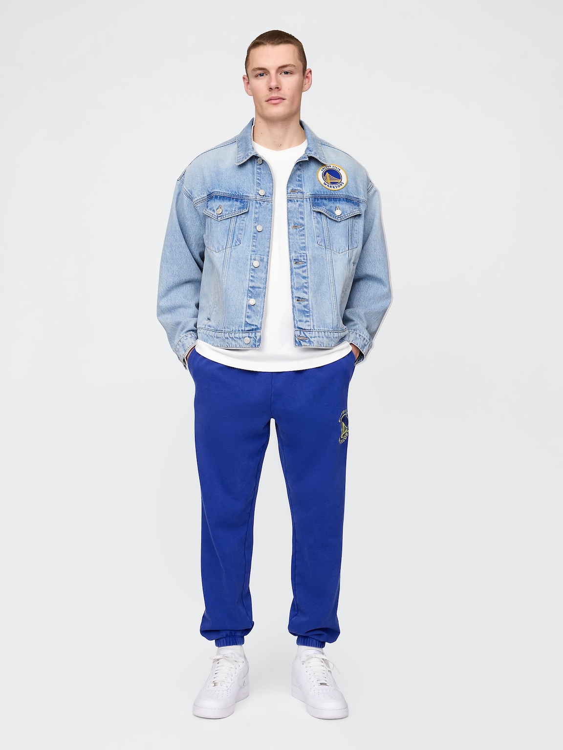 NBA Golden State Warriors Icon Denim Jacket
