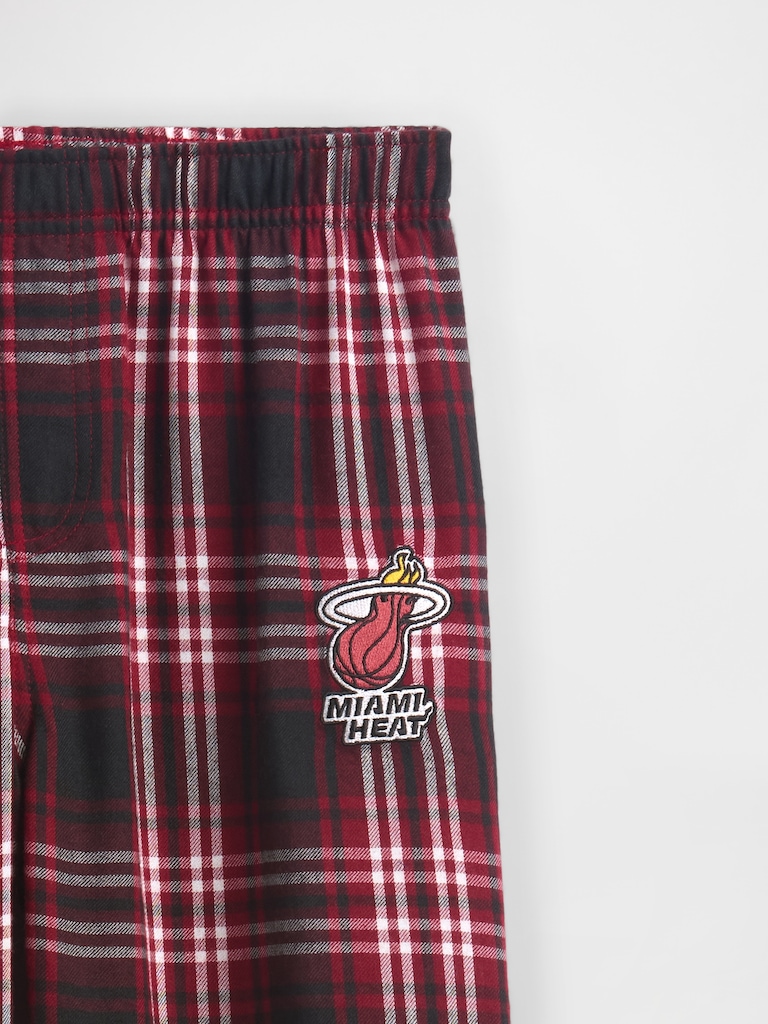 Kids NBA Miami Heat Flannel PJ Pants