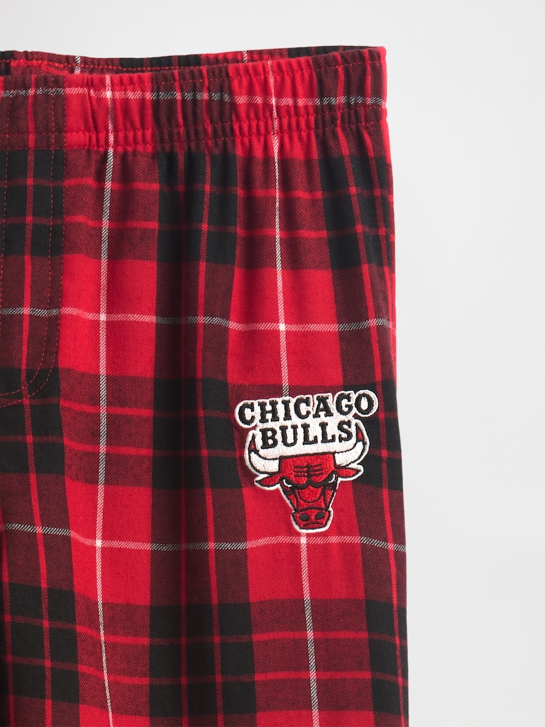 Kids NBA Chicago Bulls Flannel PJ Pants