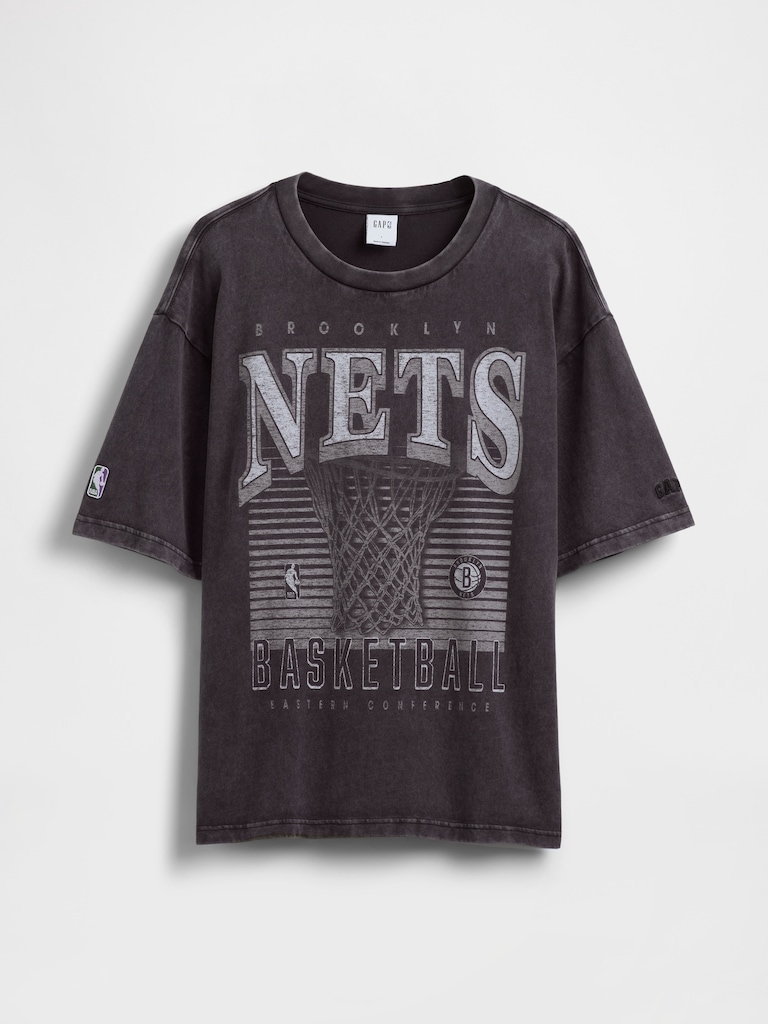 NBA New York Nets Graphic T-Shirt
