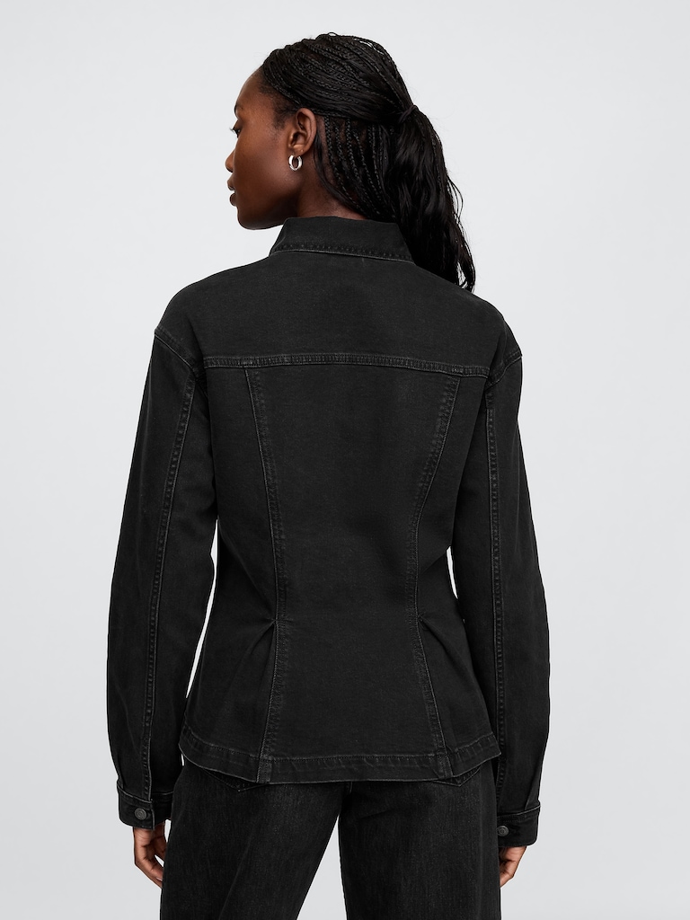 Peplum Denim Jacket