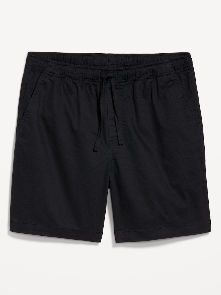 Twill Jogger Shorts -- 7-inch inseam