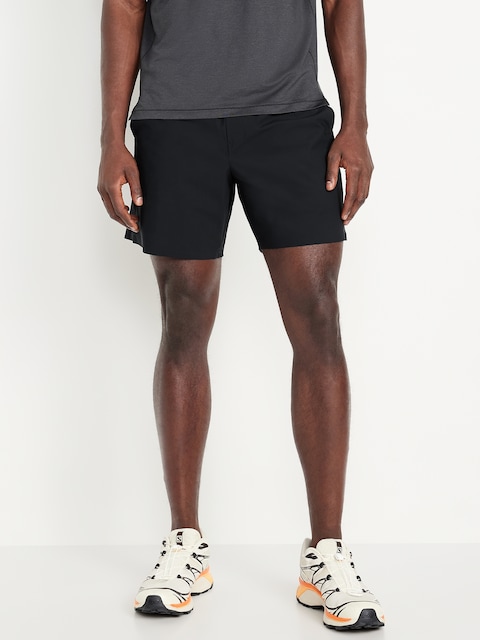 black dress shorts for men 1897 Men 7” Shorts for Men in Black at Glik's , 36 main image 1