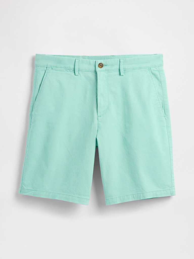 9" Essential Khaki Shorts