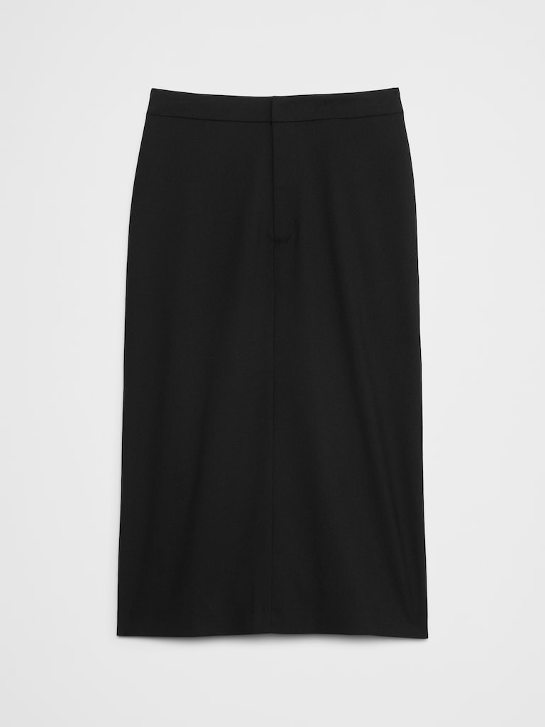 Tailored Midi Skirt