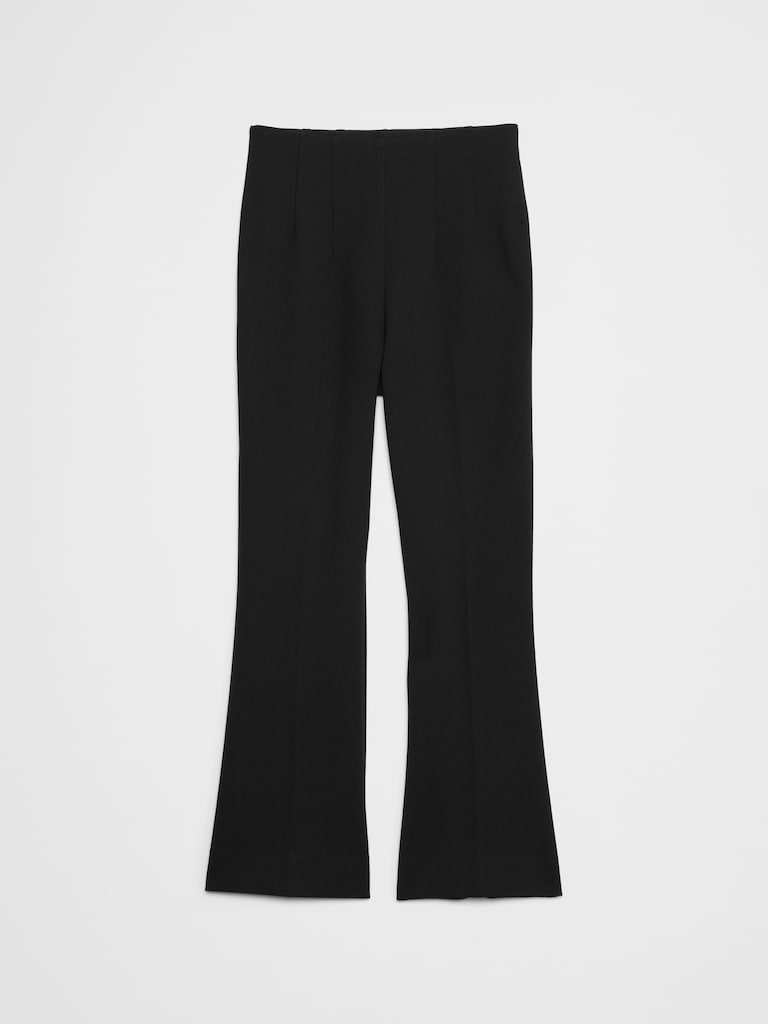 Bootcut Cropped Ponte Pull-On Pant