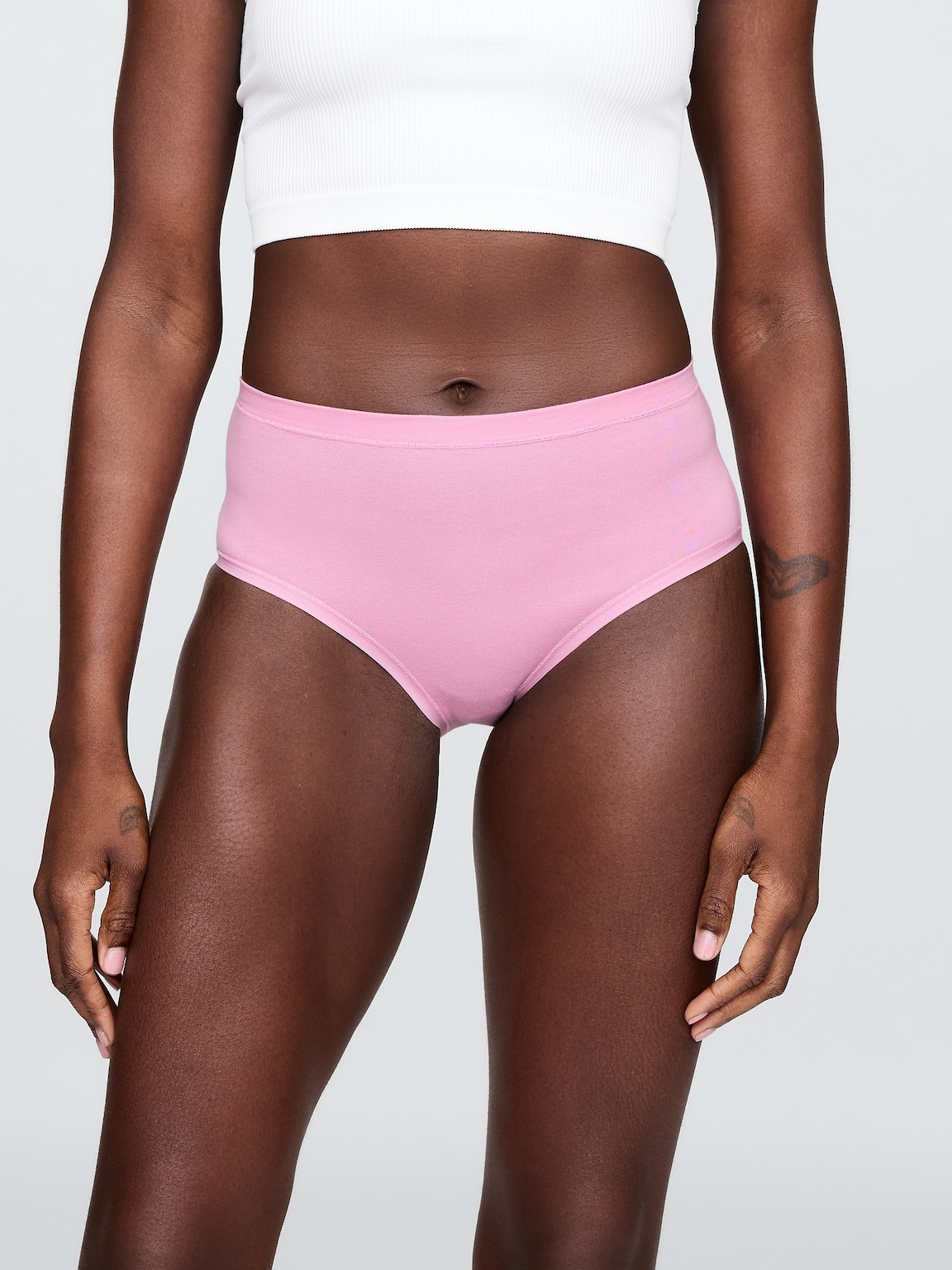 Organic Stretch Cotton High Rise Bikini