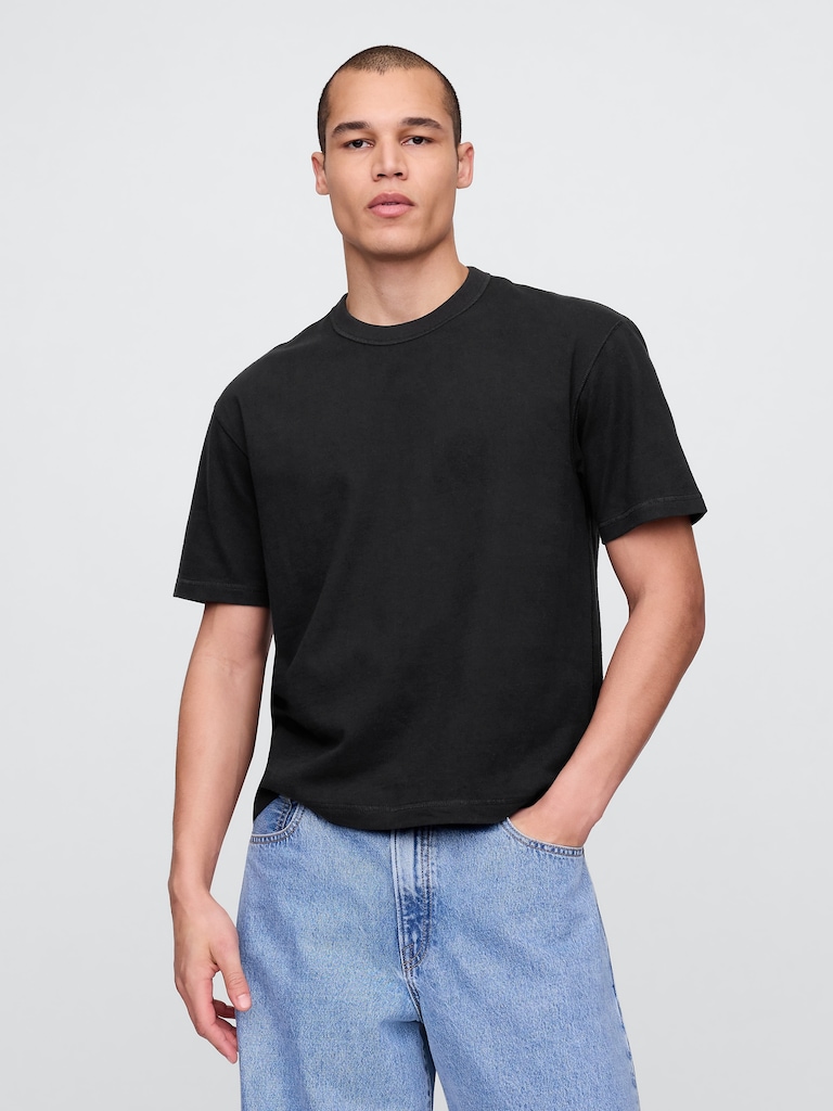 Adult Heavyweight Crop T-Shirt