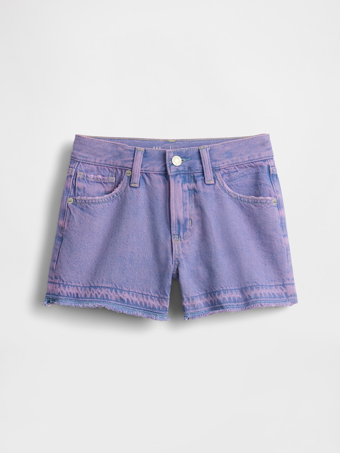Kids Low Rise Stride Denim Shorts