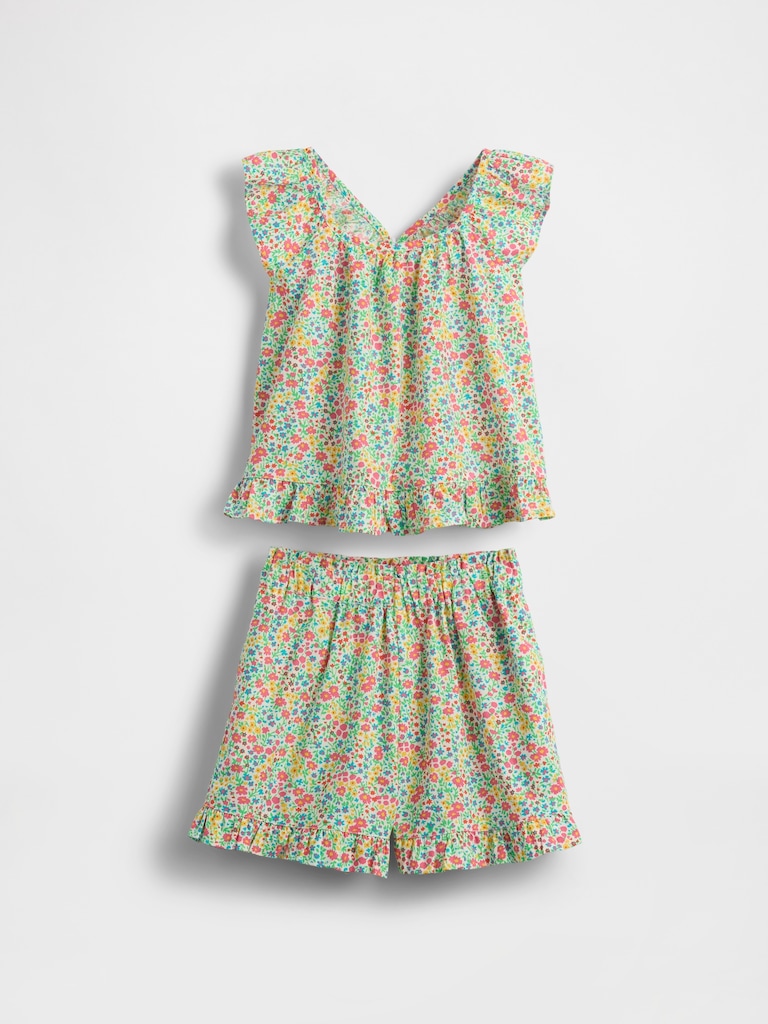 Baby & Toddler Poplin Ruffle Outfit Set