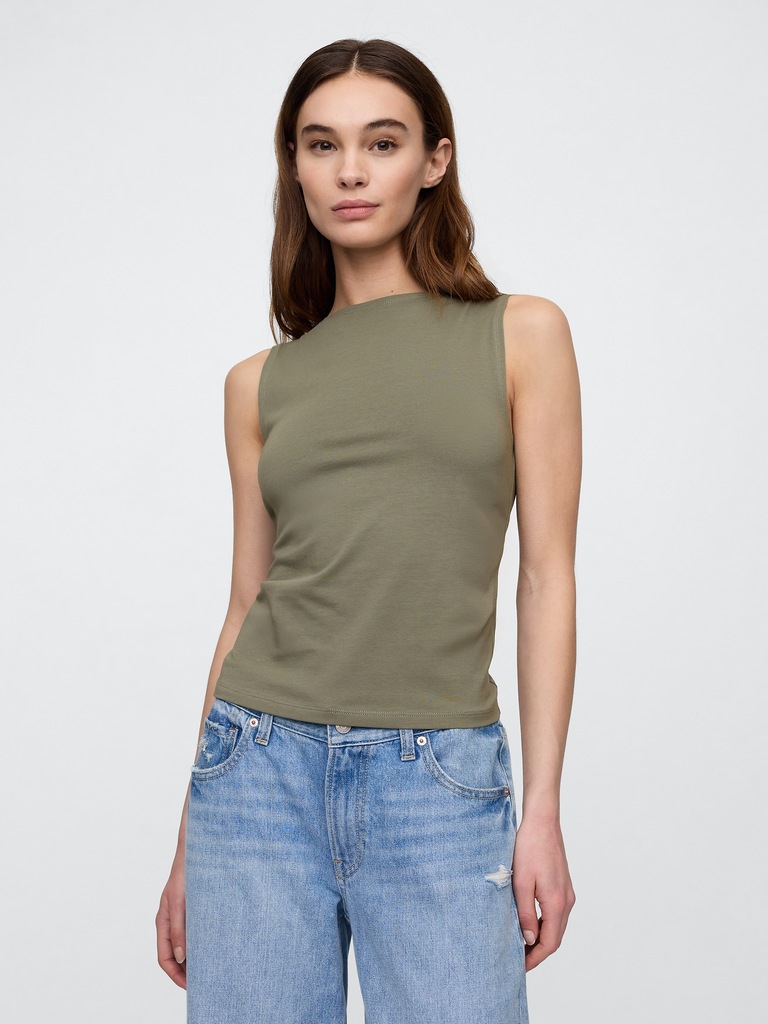 Boatneck Tank Top