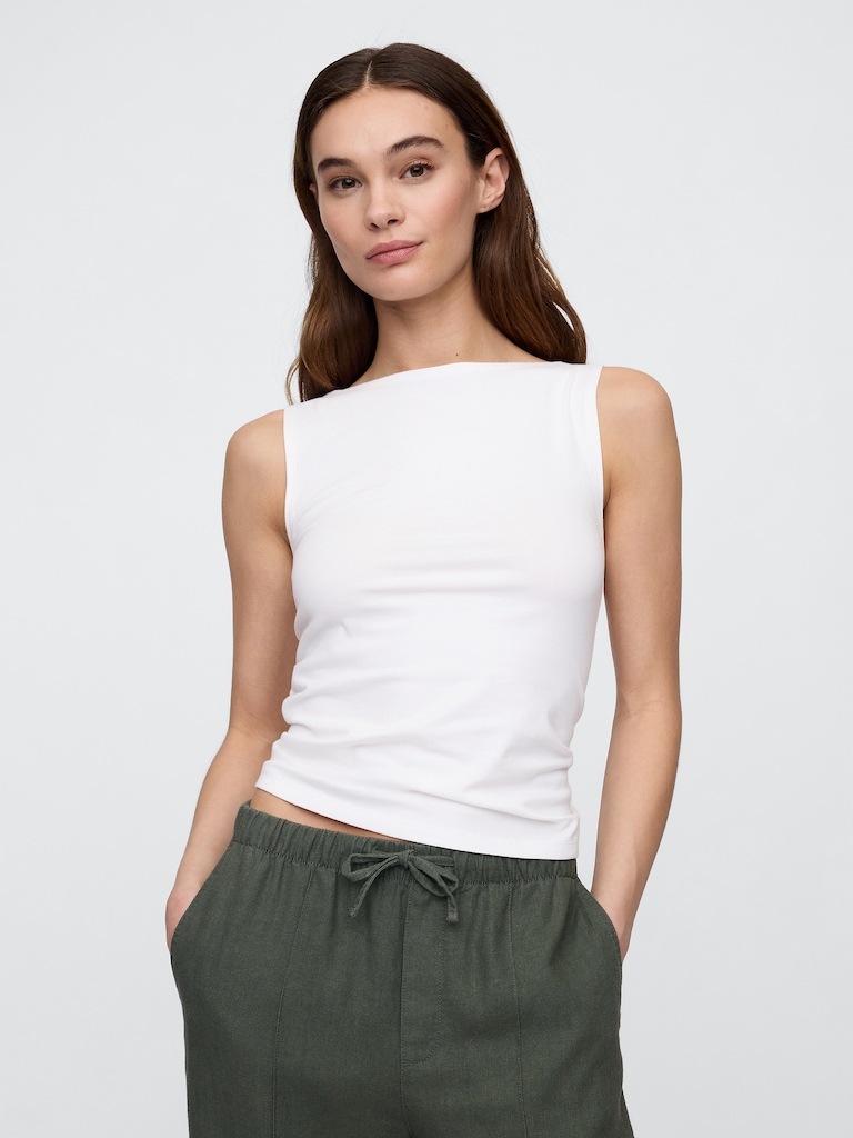 Boatneck Tank Top