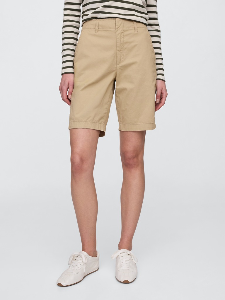9" Downtown Khaki Bermuda Shorts