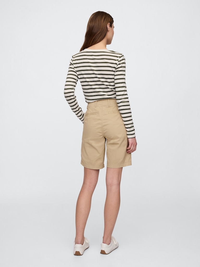 9" Downtown Khaki Bermuda Shorts