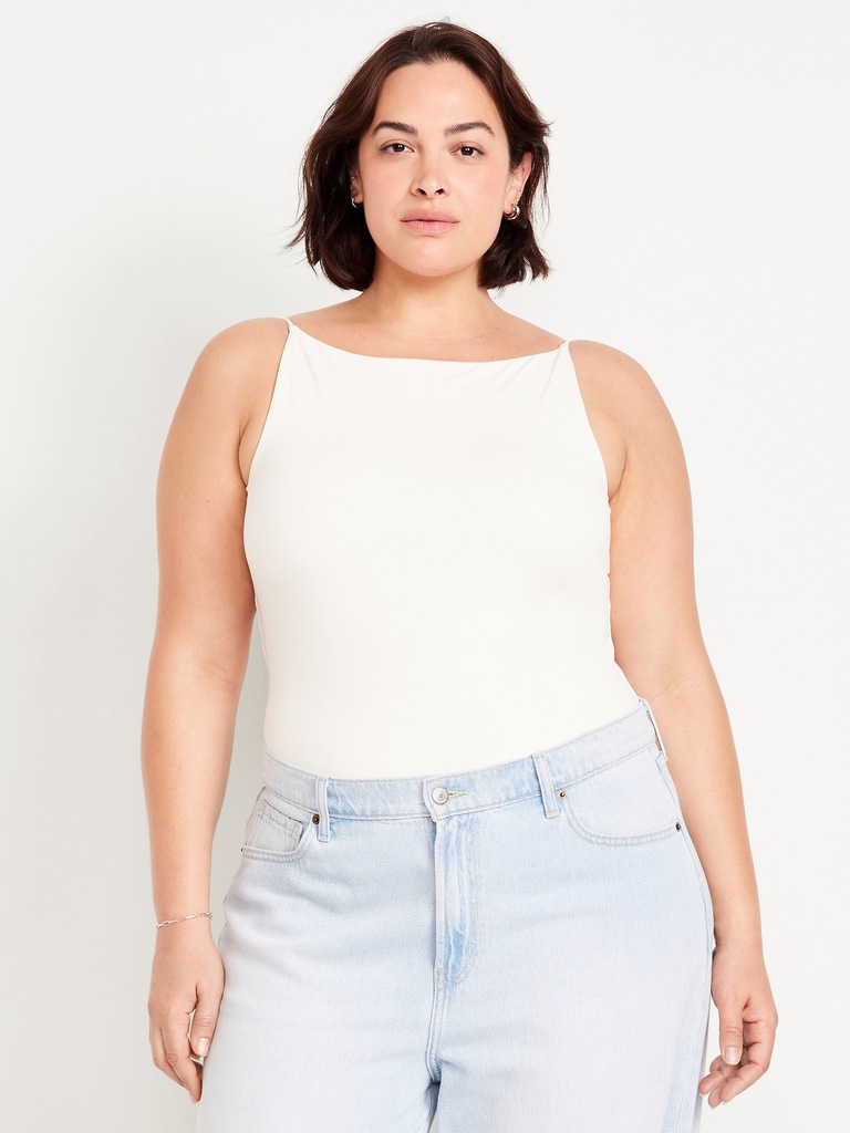 Double-Layer Cami Bodysuit