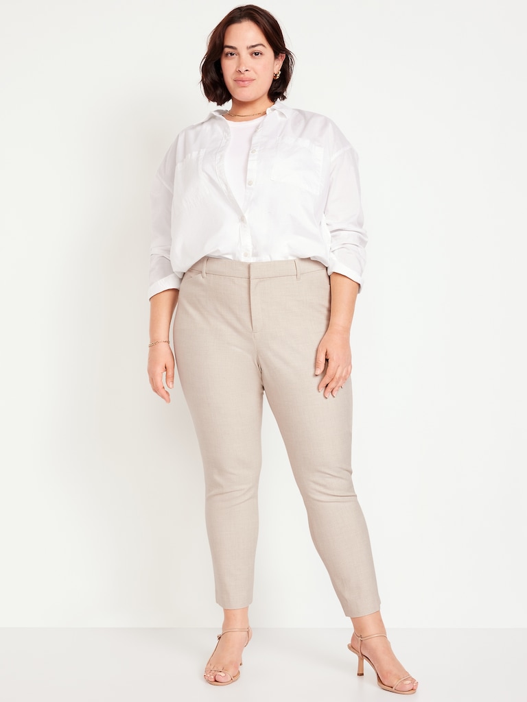 High-Waisted Pixie Skinny Ankle Pants