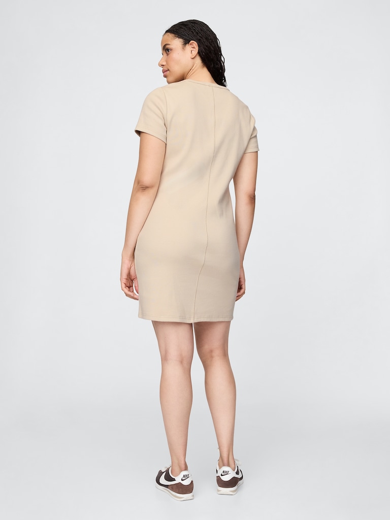 Rib Mini T-Shirt Dress