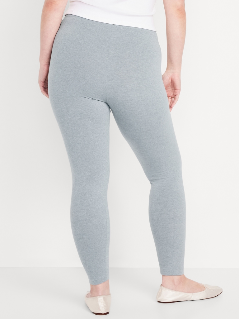 High-Waisted Jersey Fashion Layering Leggings