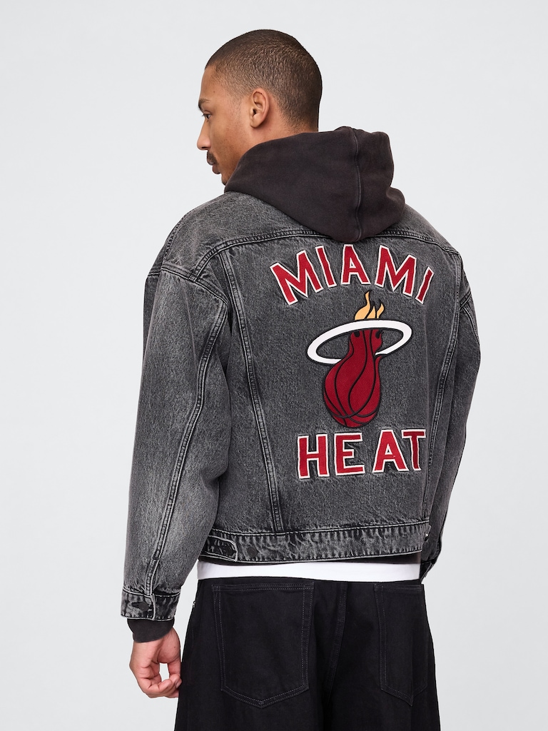 NBA Miami Heat Icon Denim Jacket