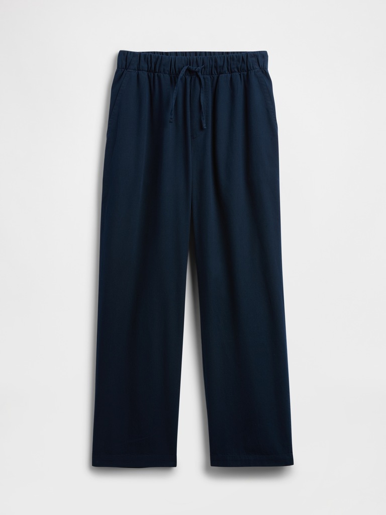 Mid Rise Easy Twill Pants